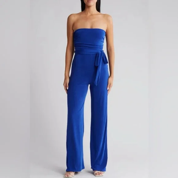 New! Strapless Jumpsuit - Picture 2 of 5